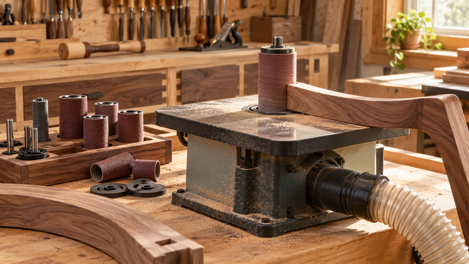 Best Oscillating Spindle Sanders for Curves and Inside Radii