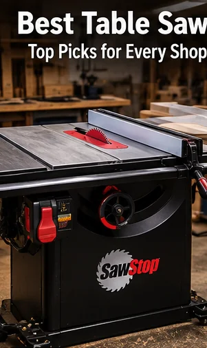 Best Table Saw for a Small Woodshop: Cabinet Accuracy Without Losing the Garage editorial woodworking guide image